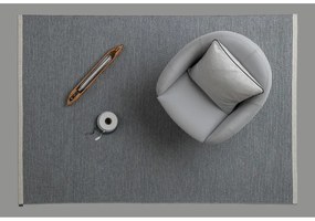 Сив килим за открито и закрито 60x85 cm Mono Granit – Pappelina