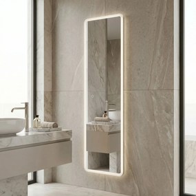 Огледало LED 150x50cm MOL-SQ