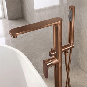 Cмесител-свободно стоящ  Rea Logan Brush Copper