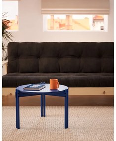 Синя кръгла масичка за кафе от масивен бор ø 60 cm Sticks – Karup Design