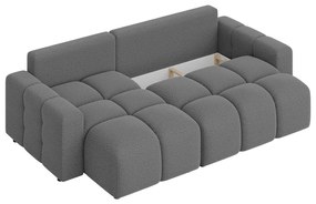 Сив разтегателен ъглов диван (променлив) Luki – Ropez