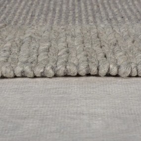 Сив вълнен килим 200x290 cm Rue - Flair Rugs