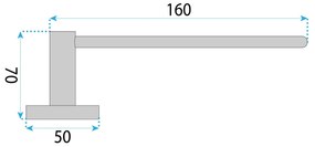 Поставка за тоалетна хартия 5609 Leo Gold