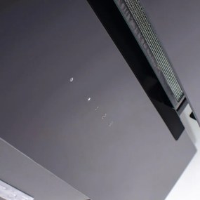 Абсорбатор Kumtel DA6-835-A0A, 142W, 650 м3/ч, 3 скорости, LED, Алуминиев филтър, Стъклен панел, Черен