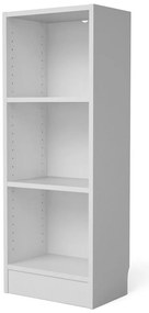 Бял шкаф за книги 41x107 cm Basic - Tvilum