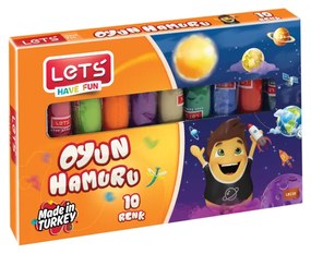 Комплект пластилин Let's L-8110,10 цвята