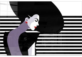 Картина върху стъкло 70x50 cm - Wallity