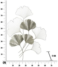 Метална декорация за окачване в сребристо Mauro Ferretti Сребро, 62 x 86 cm Goxy - Mauro Ferretti