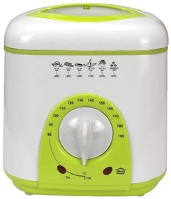 Фритюрник мини SAPIR SP 1980 BC, 950W, 1 литър, Бял,Зелен GS СЕРТИФИКАТ