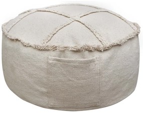 Кремав детски пуф Tic-Tac-Toe – Lorena Canals