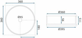 Умивалник за плот Rea Suri Brown