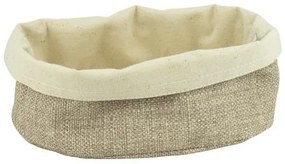 Horecano - Текстилен панер овален BEIGE 20x15xh10см (PB003)