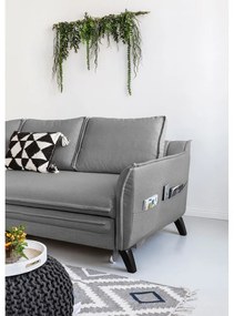 Сив ъгъл на разтегателен диван, ляв ъгъл Charming Charlie - Miuform