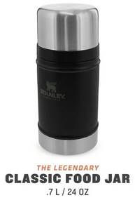Черен термос за храна от неръждаема стомана 700 ml Legendary Classic Black – Stanley