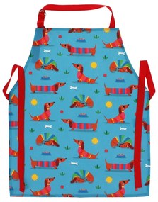 Памучна детска престилка Sunny Sausage Dog – Rex London