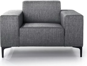 Тъмносив фотьойл Diva - Scandic