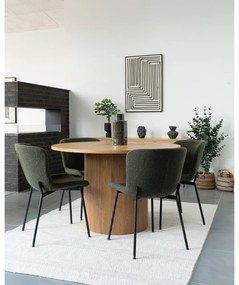 Тъмнозелени трапезни столове в комплект от 2 броя Maceda - House Nordic