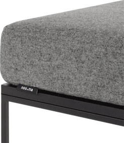 Сив тапициран стол Feo – noo.ma