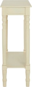 Конзолна маса от масивен бор в цвят слонова кост 30x80 cm Heritage – Premier Housewares