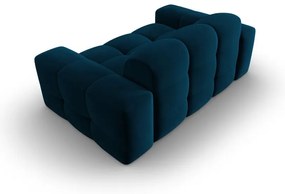 Тъмносин кадифен диван 156 cm Kendal - Micadoni Home