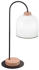 Kolarz A1352.71.G - Настолна лампа NONNA 1xE27/60W/230V дъб/бял/зелен