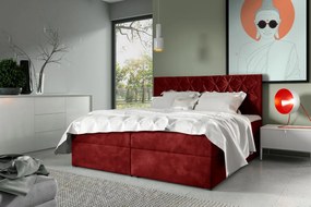 Тапицирано легло Box 7-Kokkino-180 x 200