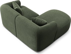 Зелен кадифен ъглов диван (ляв ъгъл) Campi – Cosmopolitan Design