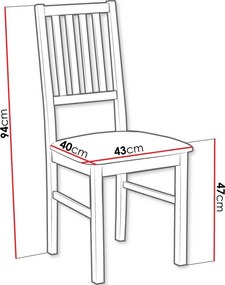 Стол Nile VII - leuko - mpez