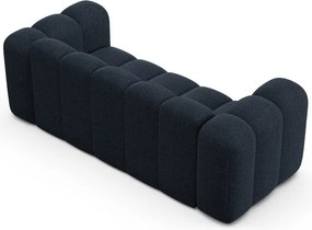 Тъмносин шенилов диван 200 cm Lupine – Micadoni