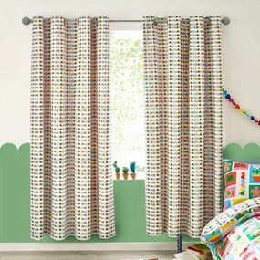 Детска завеса 2 бр. 168x183 cm Curious Caterpillar – Catherine Lansfield