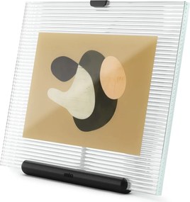 Черна стъклена стояща рамка 16x20 cm Flute – Umbra