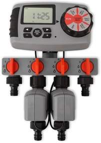42352 vidaXL 42352  Автоматичен напоител с 4 станции 3 V