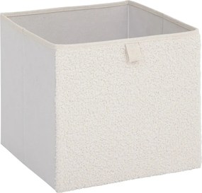 Кош за съхранение 5five Mix & Modul, Букле, Бял, 31x31 cm