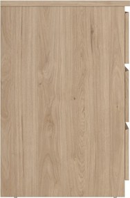Скрин от декор от дъб в естествен цвят 77x76x50 cm Naia – Tvilum