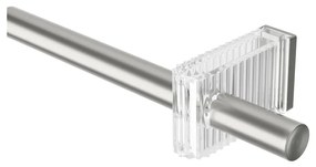 Стоманен разширяем прът за завеси в матово сребрист цвят 107 - 305 cm Flute – Umbra