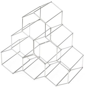 Сива метална стойка за вино - Compactor