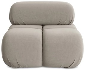 Бежов кадифен модул за диван Lokua – Makamii