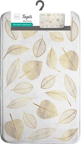 Бял текстилен килим за баня 45x75 cm Joya – douceur d'intérieur