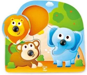 Hape - Дървен пъзел за бебета Джунгла