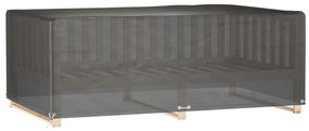 Калъф за градинска мебел 2 бр 12 капси 213x132x75см правоъгълни