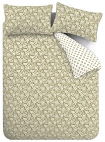 Зелено и бяло спално бельо за двойно легло 200x200 cm Tangier - Pineapple Elephant