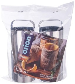 Форми за печене от неръждаема стомана 2 бр. ø 6 cm – Orion