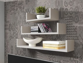 Комплект от три рафта Trio-сиво-бежово