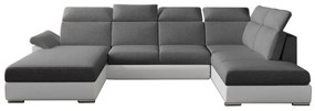 Разтегалелен диван П-образен VANELLA, 330x102x216, sawana 05/soft 17, ляво
