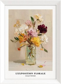 Печатна картина с включена рамка 56x75 cm Sunny Bouquet – Styler