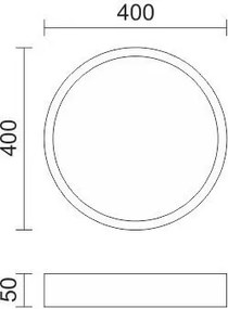 Лампа за таван Cloud-White-Stroggylo-24W