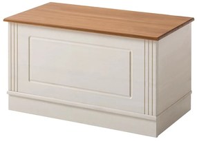 Бяла ракла от масивен бор 80x45 cm Anita – Støraa