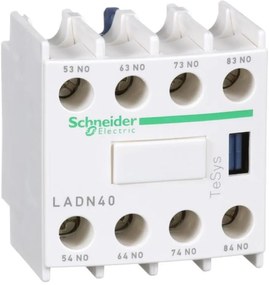 SE Блок помощни контакти TeSys D 4NO винтови клеми  - LADN40