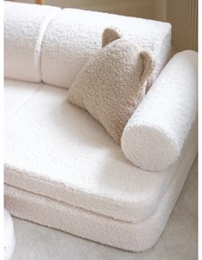 Кремав детски диван от букле 132 cm Settee – Wigiwama