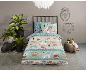 Единично удължено памучно детско спално бельо 140x220 cm Play – Good Morning